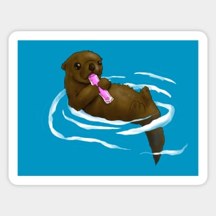 Otter Pop! Sticker